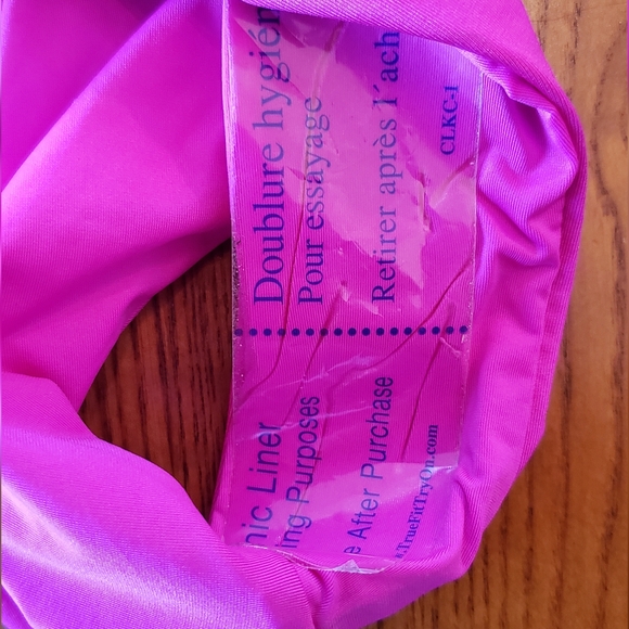 Trina Turk fuscia jewel-trim separates bikini, size 10/12 - Picture 6 of 12